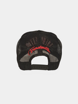 Classic Saint Louis Baseball Cap | Suede Black Red