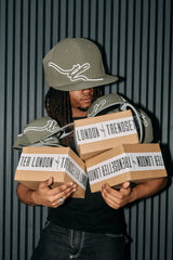 SIGNATURE FITTED CAP | KHAKI WHITE