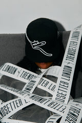 SIGNATURE FITTED CAP | BLACK WHITE